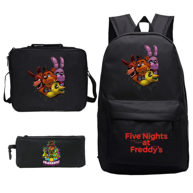 Модные Мультяшные шт./компл. детские школьные портфели FNAF для мальчиков и девочек