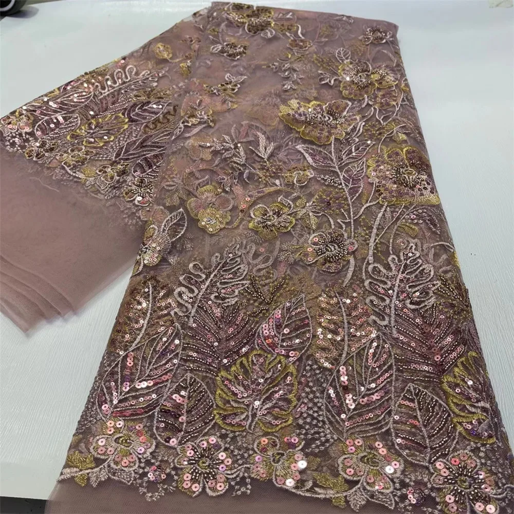 Madison African Lace Fabric 2021 High Quality Handmade Beaded Lace French Lace Fabric Nigerian Lace Fabrics For Dress Sewing
Madison African Lace Fabric 2021 High Quality Handmade Beaded Lace French Lace Fabric Nigerian Lace Fabrics For Dress Sewing