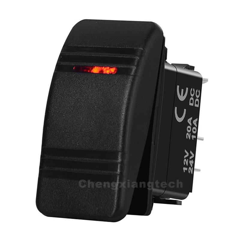 12 В лодочный автомобиль морской Трехконтактный фонарь, красный светодиодный переключатель, водонепроницаемый IP66
12 В лодочный автомобиль морской Трехконтактный фонарь, красный светодиодный переключатель, водонепроницаемый IP66