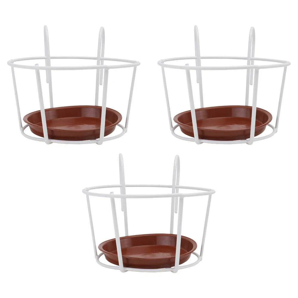 3 Sets of Iron Hanging Racks Fence Hanging Flowerpot Racks Flowerpot Shelf
3 Sets of Iron Hanging Racks Fence Hanging Flowerpot Racks Flowerpot Shelf