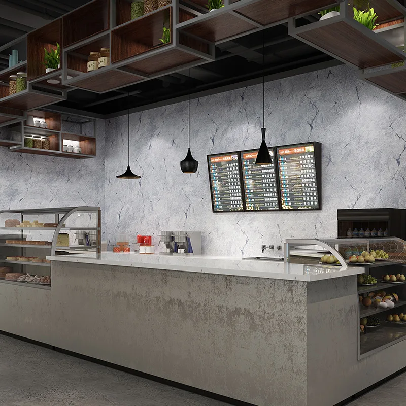 Retro Industrial Style Plain Solid Color Wallpaper Clothing Store Internet Cafe Restaurant Retro Cement Gray Crack PVC Wallpaper
Retro Industrial Style Plain Solid Color Wallpaper Clothing Store Internet Cafe Restaurant Retro Cement Gray Crack PVC Wallpaper