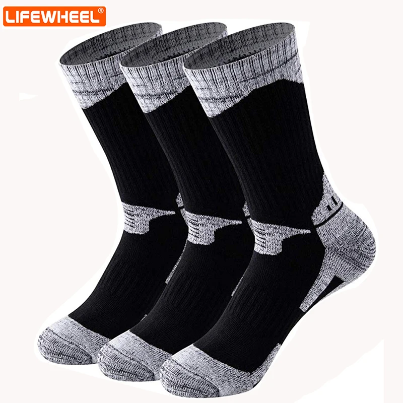 LifeWheel Men 's Cushioned Hiking Walking Running Socks, Outdoor Athletic Cotton Crew Socks
LifeWheel Men 's Cushioned Hiking Walking Running Socks, Outdoor Athletic Cotton Crew Socks