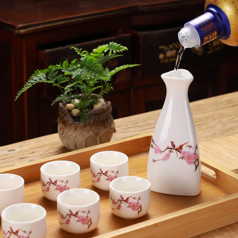 Japanese Style Wineware Sake Set Household Ceramic Wine Dispenser Winware Wine Set Gifts Set Verre Shot Wine Supplies WT50JJ
Japanese Style Wineware Sake Set Household Ceramic Wine Dispenser Winware Wine Set Gifts Set Verre Shot Wine Supplies WT50JJ