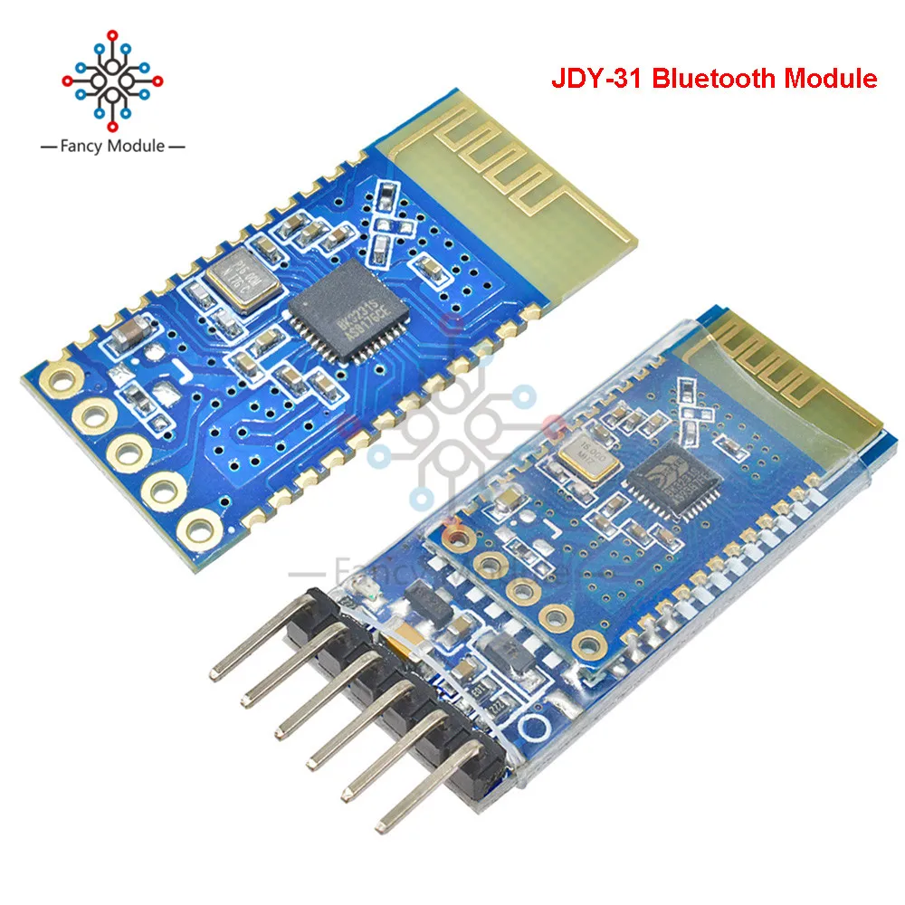 JDY-31 SPP-C 3.0 Bluetooth Serial Pass-Through Module Wireless Serial Communication From Machine Replace HC-05 HC-06
JDY-31 SPP-C 3.0 Bluetooth Serial Pass-Through Module Wireless Serial Communication From Machine Replace HC-05 HC-06