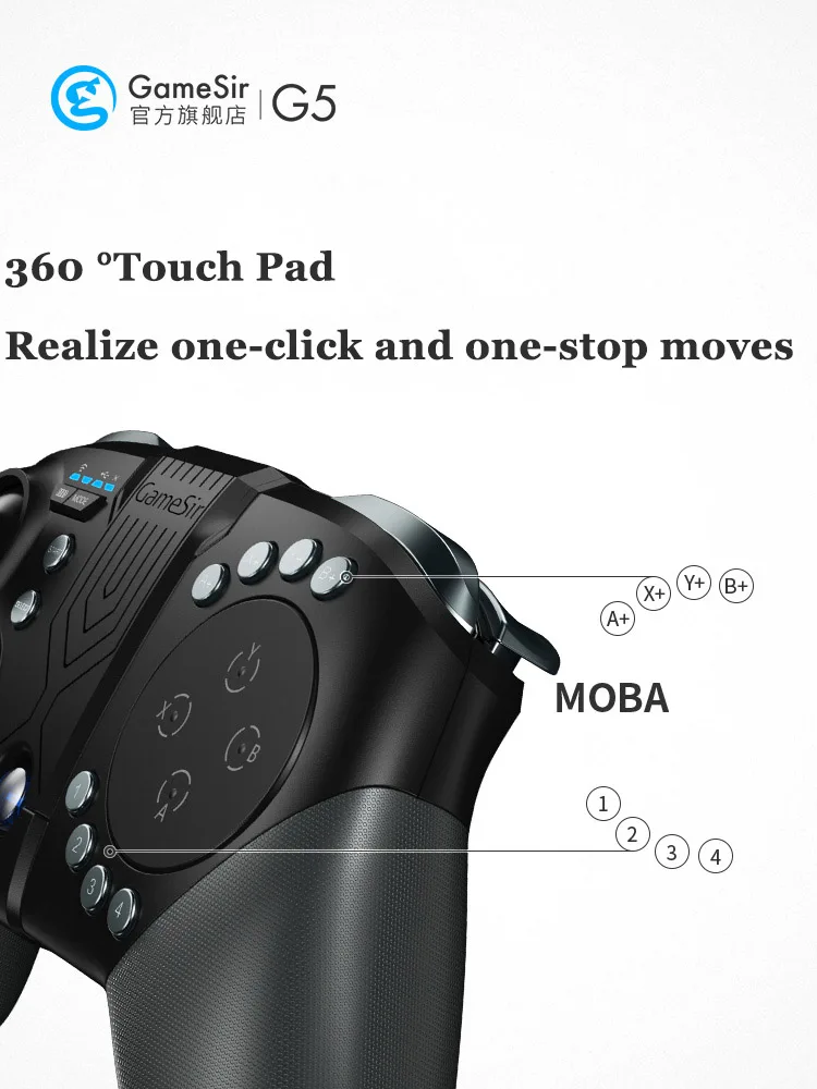 G5 Wireless Bluetooth Gamepad Throne Two-in-one Ace Fighter PUBG Field Tomorrow the King will send Glory Peripheral Artifact
G5 Wireless Bluetooth Gamepad Throne Two-in-one Ace Fighter PUBG Field Tomorrow the King will send Glory Peripheral Artifact