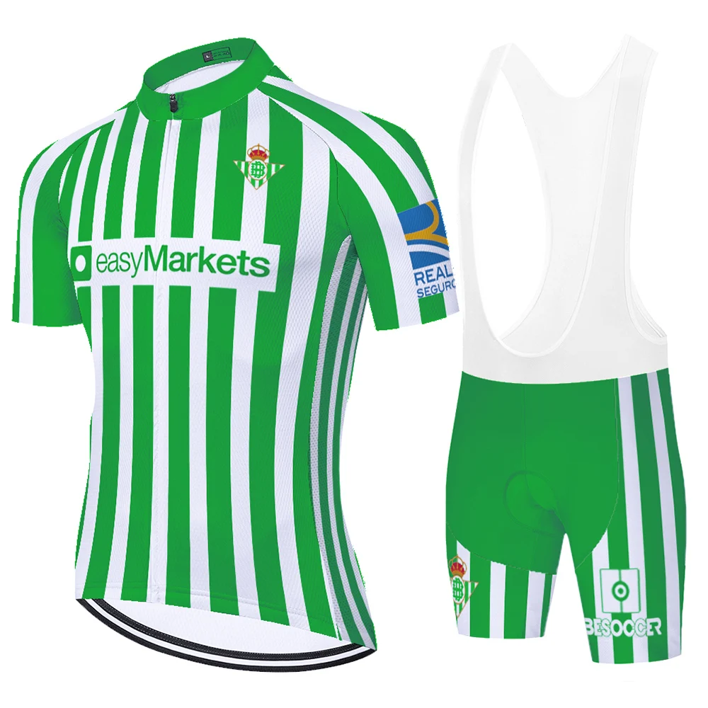 TEAM Green Betis camisa ciclismo bike shorts suit sportswear 20D mens MTB Bicycle ropa hombre verano 2020 | Спорт и развлечения