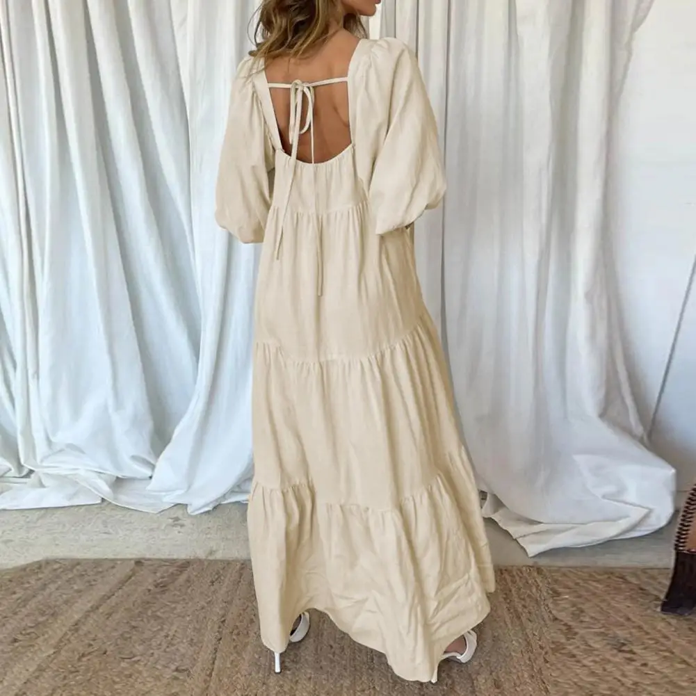 2021 Summer Square Collar Sexy Dress Women Fashion Solid Bow Lace Casual Midi Sundress
2021 Summer Square Collar Sexy Dress Women Fashion Solid Bow Lace Casual Midi Sundress