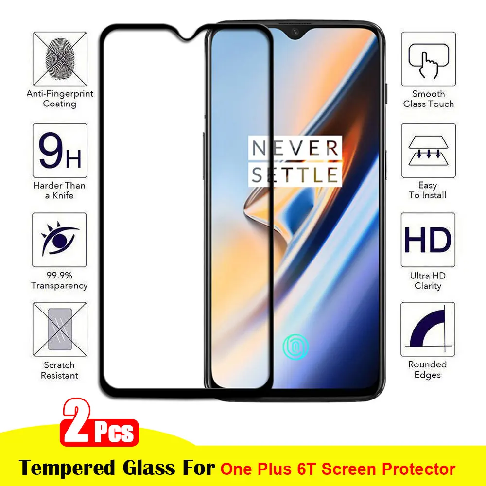 Взрывозащищенное стекло для Oneplus 6T, 2 шт., защита экрана, закаленное стекло для One Plus 6T, полное покрытие, защитная пленка
Взрывозащищенное стекло для Oneplus 6T, 2 шт., защита экрана, закаленное стекло для One Plus 6T, полное покрытие, защитная пленка