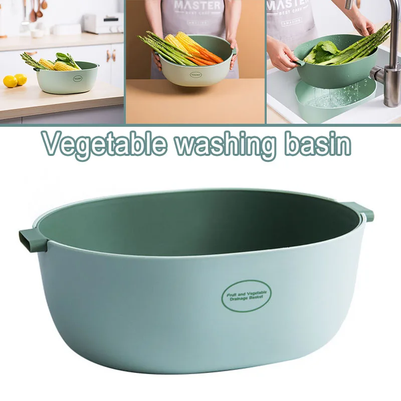 Double Layer Swivel Drainer 2 in 1 Bowl Strainer Combo Durable Washable Convenient Detachable for Cleaning Veggies GRSA889
Double Layer Swivel Drainer 2 in 1 Bowl Strainer Combo Durable Washable Convenient Detachable for Cleaning Veggies GRSA889