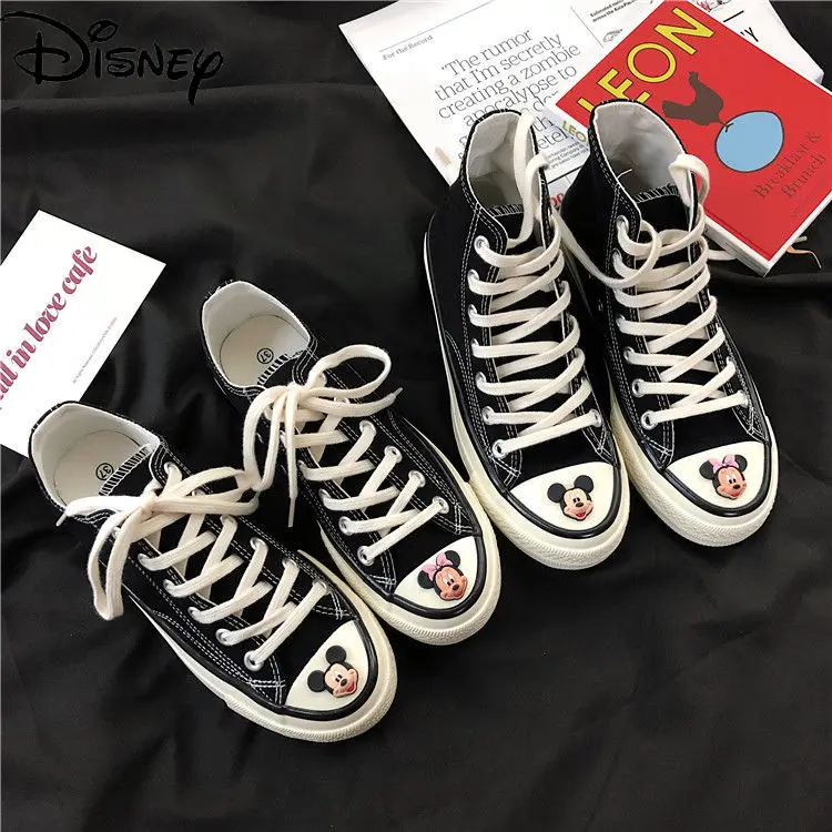 Disney Women's Mickey Mouse Canvas Shoes Flat Sole Shoes Personality Classic Couple Shoes Student Cloth Shoes
Disney Women's Mickey Mouse Canvas Shoes Flat Sole Shoes Personality Classic Couple Shoes Student Cloth Shoes