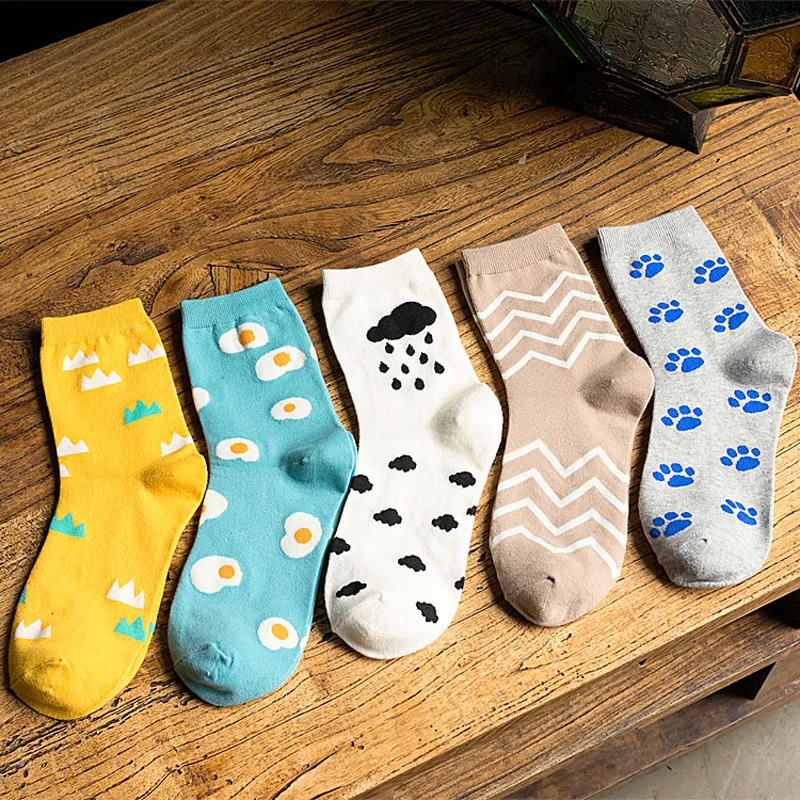 Women Solid Color Socks Casual Cotton Short Ladies Fruit Print Korean College Style Breathable Sox Trendy Autumn Winter
Women Solid Color Socks Casual Cotton Short Ladies Fruit Print Korean College Style Breathable Sox Trendy Autumn Winter