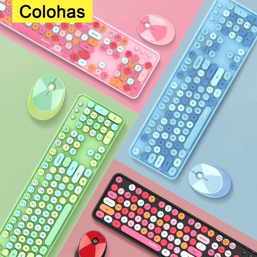 Wireless Gaming Keyboard Mouse Set For PC Gamer Macbook Magic Keyboard Mouse Gamer Combo 104keys Laptop Keyboard Pink For Girl
Wireless Gaming Keyboard Mouse Set For PC Gamer Macbook Magic Keyboard Mouse Gamer Combo 104keys Laptop Keyboard Pink For Girl