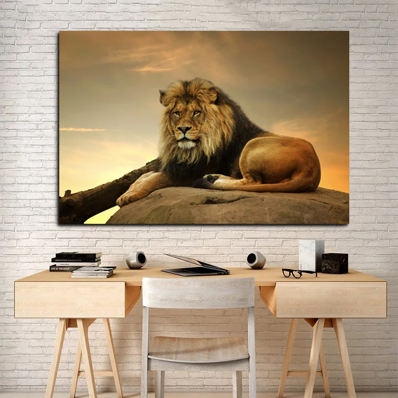 Modern Canvas Painting Animal Wall Art King Lion Posters and Prints Wall Pictures for Living Room Decoration Home Decor Cuadros
Modern Canvas Painting Animal Wall Art King Lion Posters and Prints Wall Pictures for Living Room Decoration Home Decor Cuadros