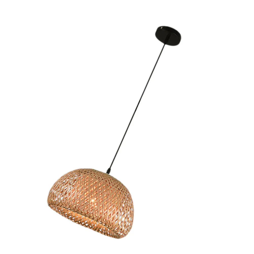1 Pc Bamboo Weaving Droplight Elegant Living Room Lamp with Light Source
1 Pc Bamboo Weaving Droplight Elegant Living Room Lamp with Light Source
