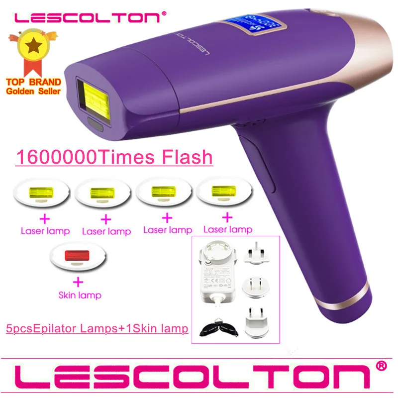 IPL-лазер Lescolton IPL для удаления волос, устройство для перманентного удаления волос, эпилятор для подмышек, 6 в 1, 1600000 импульсов, оригинал
IPL-лазер Lescolton IPL для удаления волос, устройство для перманентного удаления волос, эпилятор для подмышек, 6 в 1, 1600000 импульсов, оригинал