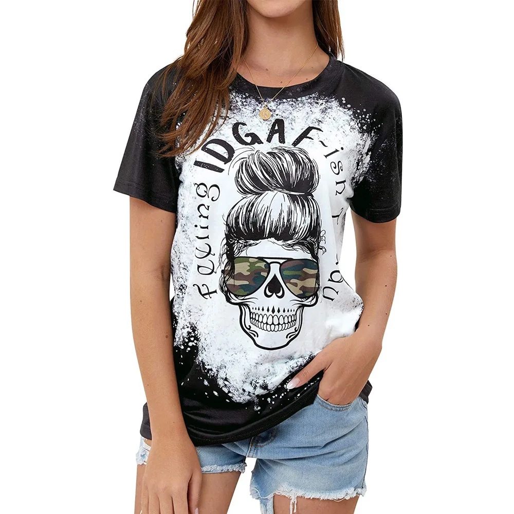 Street Style Women T-shirt 2021 New Skull Printed O-Neck Loose Tee Shirt Tops Femme Cotton Plus Size Summer Clothes For Women
Street Style Women T-shirt 2021 New Skull Printed O-Neck Loose Tee Shirt Tops Femme Cotton Plus Size Summer Clothes For Women