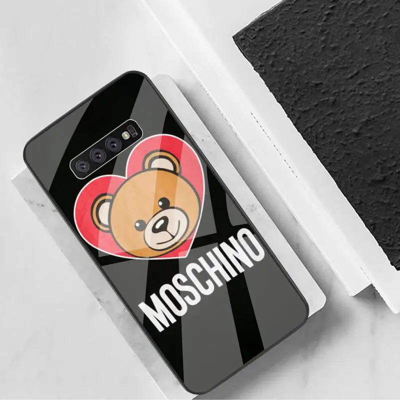 Phone Case Tempered Glass For Samsung S6 7 8 9 10 20 Plus Ultra Note8 9 10 10pro Luxury Italy Luxury Brand-Moschino Bear
Phone Case Tempered Glass For Samsung S6 7 8 9 10 20 Plus Ultra Note8 9 10 10pro Luxury Italy Luxury Brand-Moschino Bear