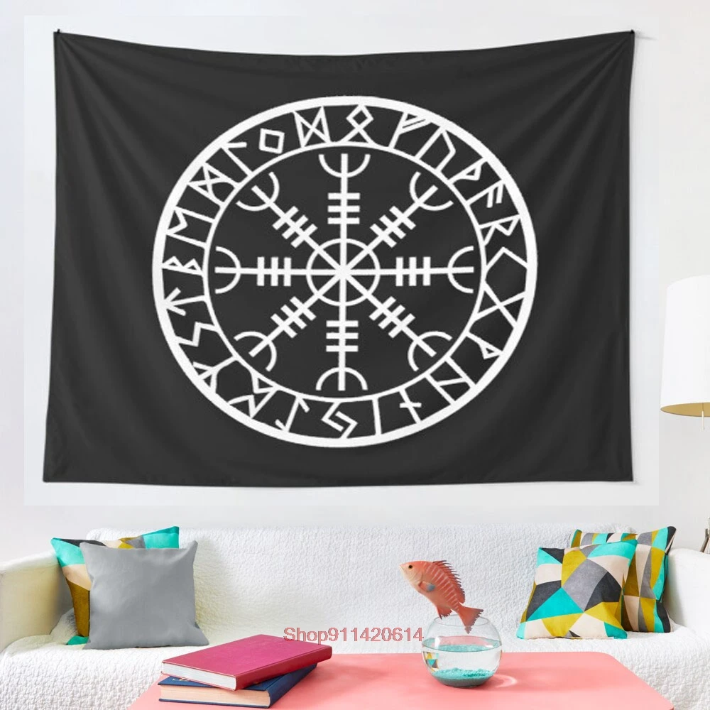 Скандинавский шлем Awe, белый гобелен, ковер для творчества, украшение для дома в стиле хиппи 
Скандинавский шлем Awe, белый гобелен, ковер для творчества, украшение для дома в стиле хиппи