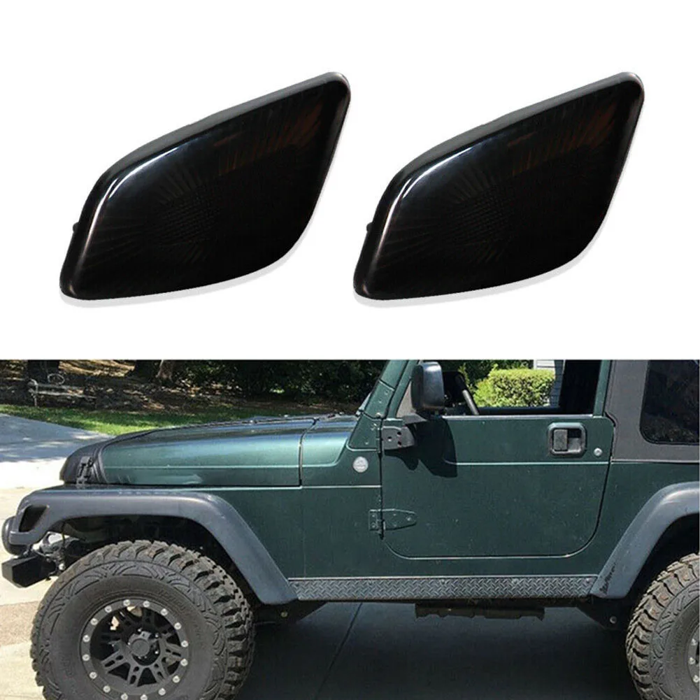 Smoked Lens Side Marker Light Housing Replacements For 1997-2006 Jeep Wrangler Sidemarker Lamps 55155629AB , 55155629AC
Smoked Lens Side Marker Light Housing Replacements For 1997-2006 Jeep Wrangler Sidemarker Lamps 55155629AB , 55155629AC