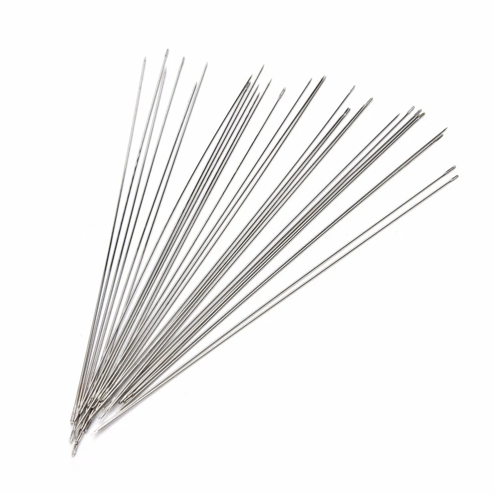 30Pcs Useful Stainless Steel Beading Needles Threading Cord Tool For DIY Jewelry Findings Components
30Pcs Useful Stainless Steel Beading Needles Threading Cord Tool For DIY Jewelry Findings Components