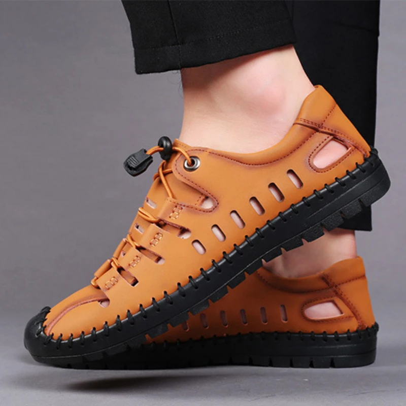 2020 Men's Sandals Microfiber Leather Summer Men Loafers Comfortable Outdoor Beach Sandals Slip On Mens Casual Shoes 
2020 Men's Sandals Microfiber Leather Summer Men Loafers Comfortable Outdoor Beach Sandals Slip On Mens Casual Shoes