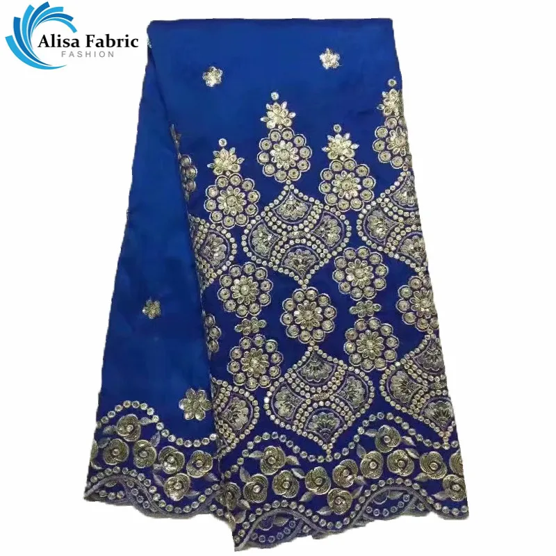 African George Satin Lace Fabric With Embroidery Nigerian Satin Lace Fabric Swiss Voile Lace Fabric 5 Yards/pcs For Party Dress
African George Satin Lace Fabric With Embroidery Nigerian Satin Lace Fabric Swiss Voile Lace Fabric 5 Yards/pcs For Party Dress