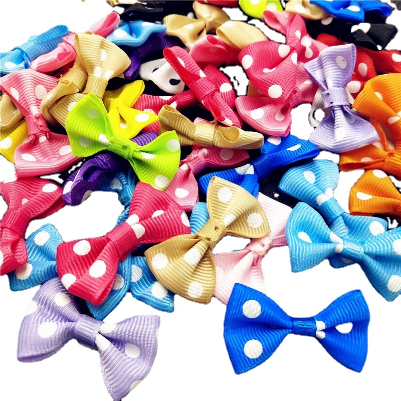 30 шт., детский бант в горошек, 3, 5 х2, 2 см 
30 шт., детский бант в горошек, 3, 5 х2, 2 см