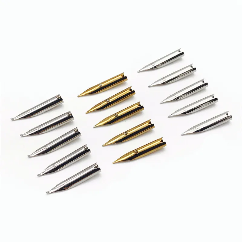 5pc Universal Fountain Pen Medium Nib Standard 0.38 Iridium Gold Ink Pens Nib for Writing Calligraphy Many Series Can Be Changed
5pc Universal Fountain Pen Medium Nib Standard 0.38 Iridium Gold Ink Pens Nib for Writing Calligraphy Many Series Can Be Changed