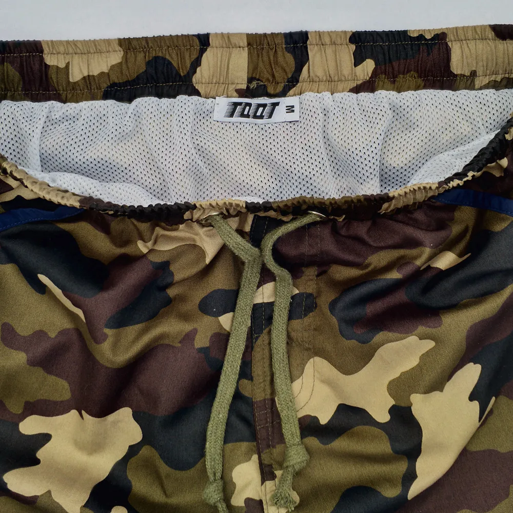 Мужские шорты TQQT с заниженной талией Прямые Бермуды в стиле милитари принтом для