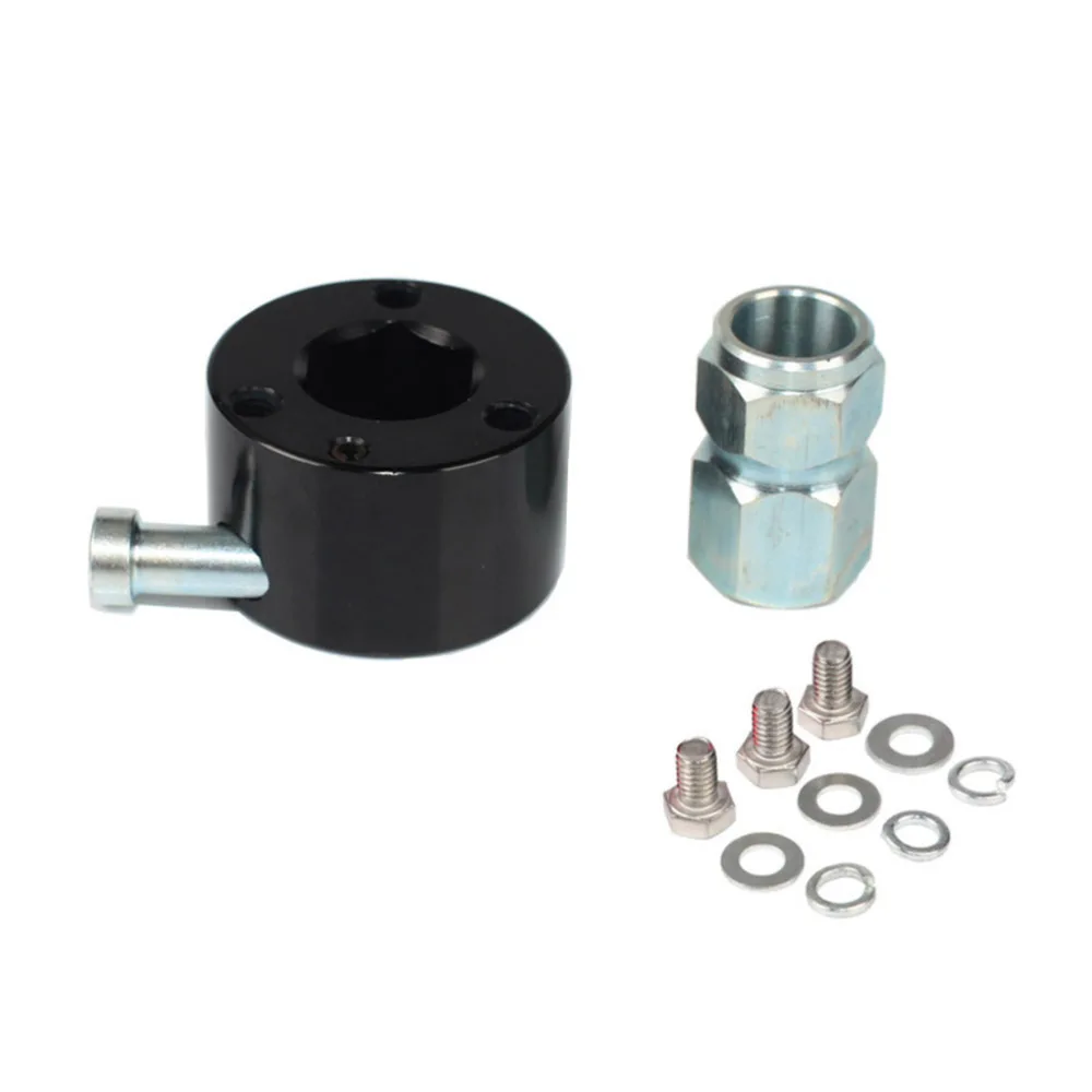 Steering Wheel Quick Release Base Steering Wheel off Center 3/4 Axis Car Refit Accessory (Red) 
Steering Wheel Quick Release Base Steering Wheel off Center 3/4 Axis Car Refit Accessory (Red)