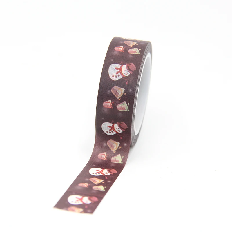 New 10pcs/set 15MM*10M Brown Snowman Washi Tape washi stickers DIY Scrapbooking Masking Tape School Office Supply
New 10pcs/set 15MM*10M Brown Snowman Washi Tape washi stickers DIY Scrapbooking Masking Tape School Office Supply