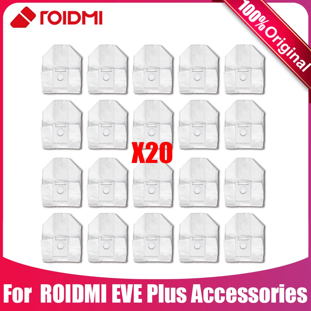 20PCS Dust Bag for XiaoMi ROIDMI EVE Plus Original Accessories Replacement Vacuum Cleaner Spare Parts 
20PCS Dust Bag for XiaoMi ROIDMI EVE Plus Original Accessories Replacement Vacuum Cleaner Spare Parts