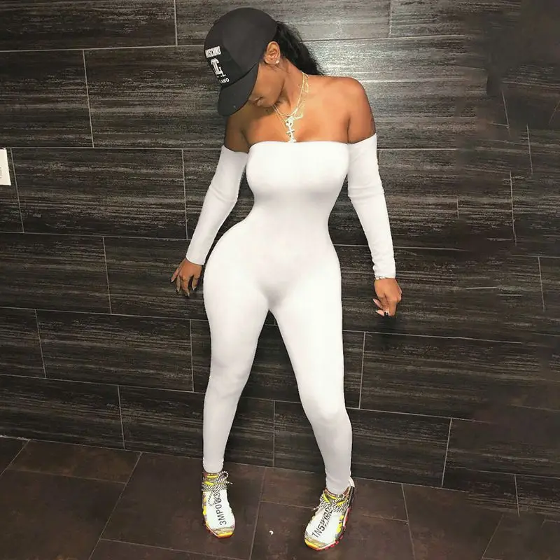 ZKYZWX Fashion Solid Strapless Women Bodycon Jumpsuits Full Sleeve Pencil Pants Rompers Sexy Night Party Club One Piece Outfits
ZKYZWX Fashion Solid Strapless Women Bodycon Jumpsuits Full Sleeve Pencil Pants Rompers Sexy Night Party Club One Piece Outfits