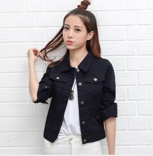Women Jeans Jacket Women Spring Autumn Hand Brush Long Sleeve Stretch Short 2xl Xl Denim Jacket White Pink Coats
Women Jeans Jacket Women Spring Autumn Hand Brush Long Sleeve Stretch Short 2xl Xl Denim Jacket White Pink Coats