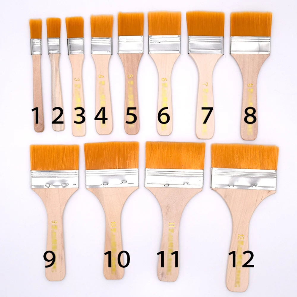 12Pcs Wooden Painting Brush Artists Acrylic Oil Painting Tool Art Supply Set Oil Painting Brush Industrial Brush 
12Pcs Wooden Painting Brush Artists Acrylic Oil Painting Tool Art Supply Set Oil Painting Brush Industrial Brush