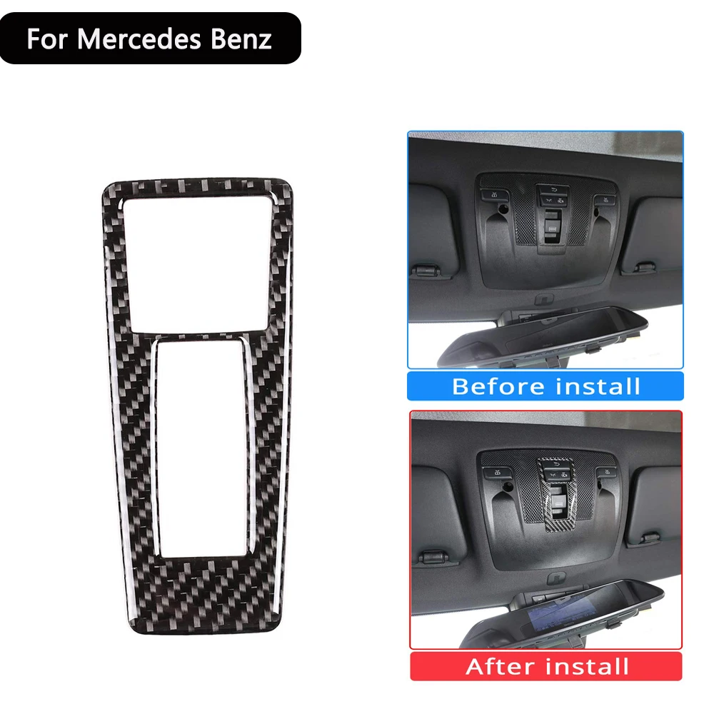 Soft Carbon Fiber Car Interior Reading Light Switch Box Frame Trim for Mercedes Benz CLA GLA A B Class W117 C117 W176 A180
Soft Carbon Fiber Car Interior Reading Light Switch Box Frame Trim for Mercedes Benz CLA GLA A B Class W117 C117 W176 A180