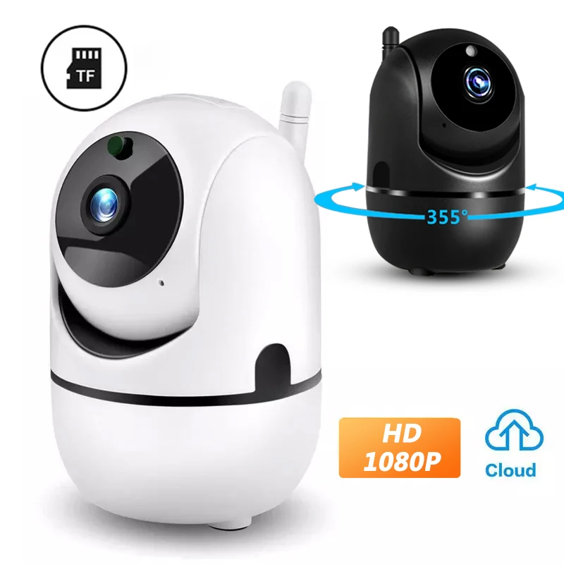 

IP-камера умного дома 1080P HD беспроводная наружная с автоматическим слежением, инфракрасная камера видеонаблюдения s Wifi