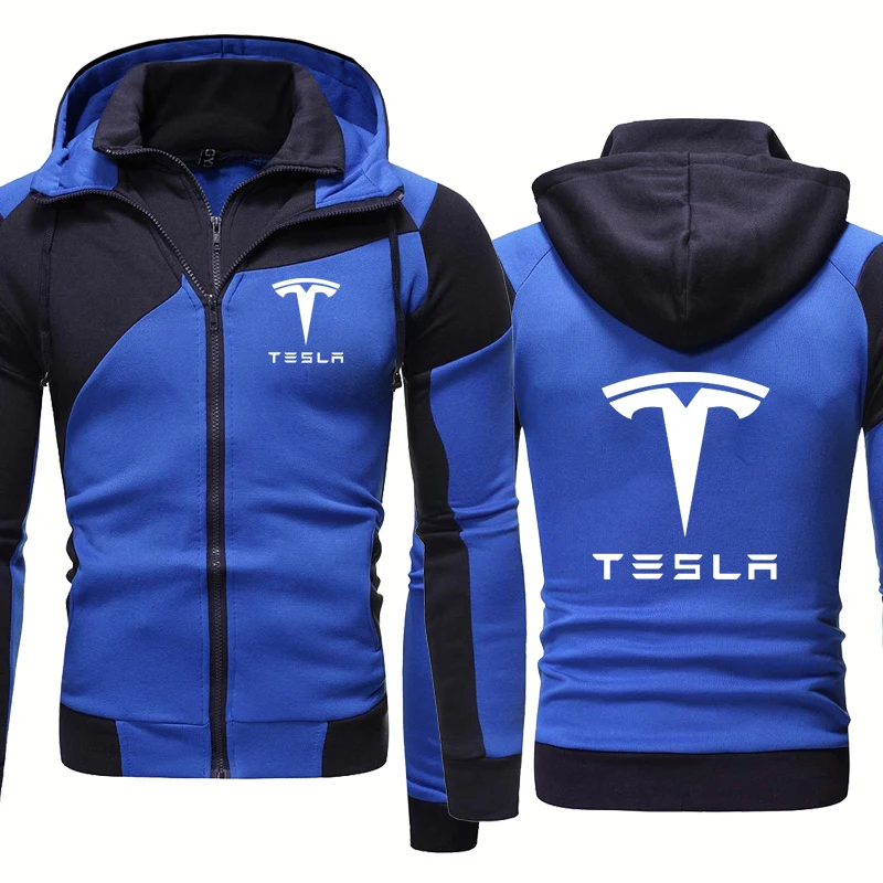Модная повседневная мужская толстовка с принтом логотипа Tesla на весну и осень, Мужская толстовка на молнии, высококачественные мужские куртки из чистого хлопка
Модная повседневная мужская толстовка с принтом логотипа Tesla на весну и осень, Мужская толстовка на молнии, высококачественные мужские куртки из чистого хлопка
