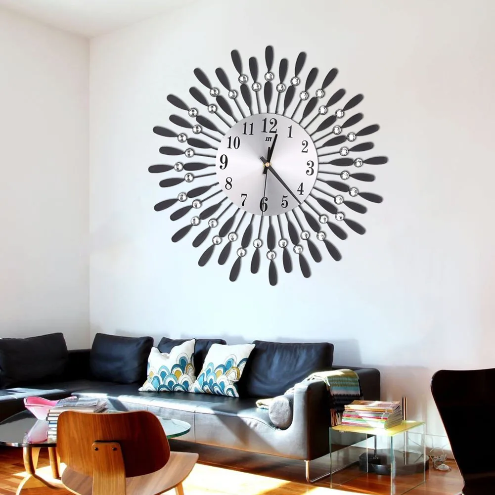 3D Large Wall Clock Crystal Sun Modern Style Silent Clocks Living Room Office Home Decoration Quartz Needle Hanging Watch Clock
3D Large Wall Clock Crystal Sun Modern Style Silent Clocks Living Room Office Home Decoration Quartz Needle Hanging Watch Clock