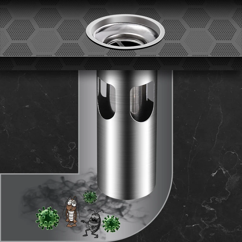 Shower Sink Drain Cover Plug Hair Catcher Anti-Clog Stainless Floor Drain Filter
Shower Sink Drain Cover Plug Hair Catcher Anti-Clog Stainless Floor Drain Filter