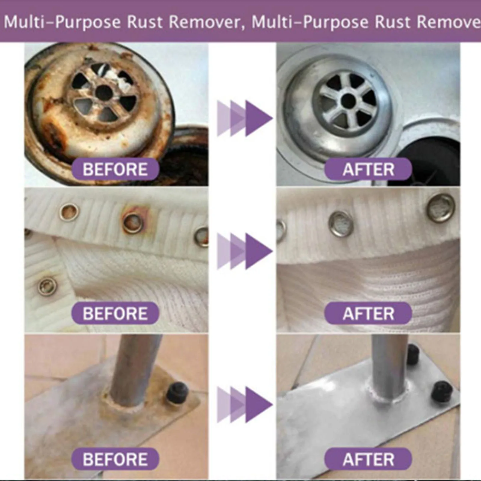 Hot Multi-Functional Super Rust Removal Spray Scratch Repair Fluids Adhesive Cleaning Spray MVI-ing
Hot Multi-Functional Super Rust Removal Spray Scratch Repair Fluids Adhesive Cleaning Spray MVI-ing