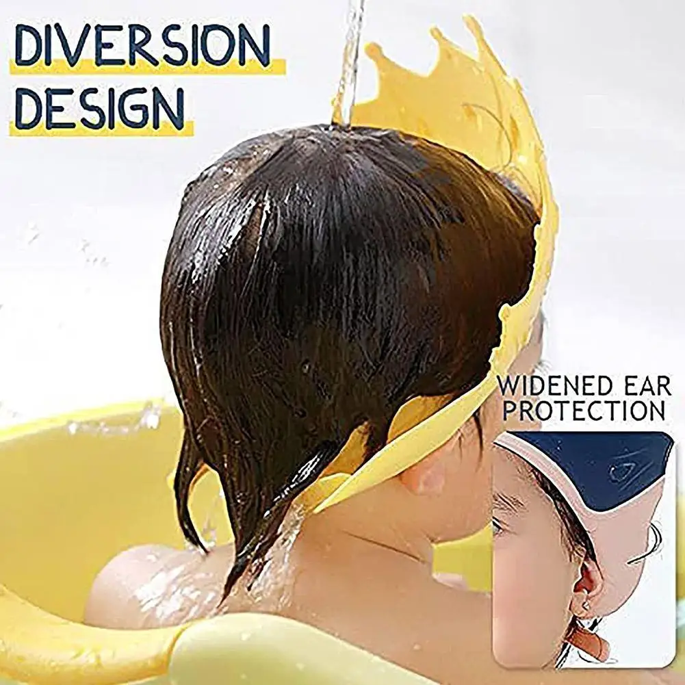Crown Adjustable Baby Shower Bath Wash Hair Cute Protect Children Hat Waterproof Prevent Water Into Ear For Kids Color
Crown Adjustable Baby Shower Bath Wash Hair Cute Protect Children Hat Waterproof Prevent Water Into Ear For Kids Color