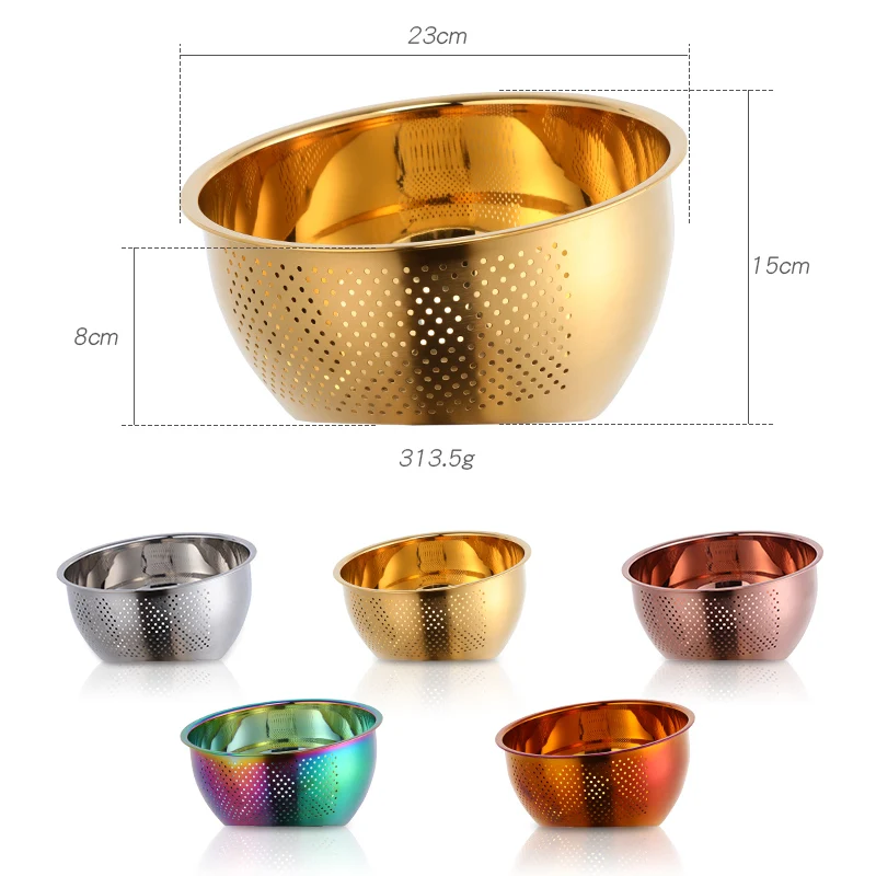 1pcs Kitchen Gadget Stainless Steel Drain Basket Rice Washing Colander Vegetable Fruit Storage Premium Kitchen Fine Mesh
1pcs Kitchen Gadget Stainless Steel Drain Basket Rice Washing Colander Vegetable Fruit Storage Premium Kitchen Fine Mesh