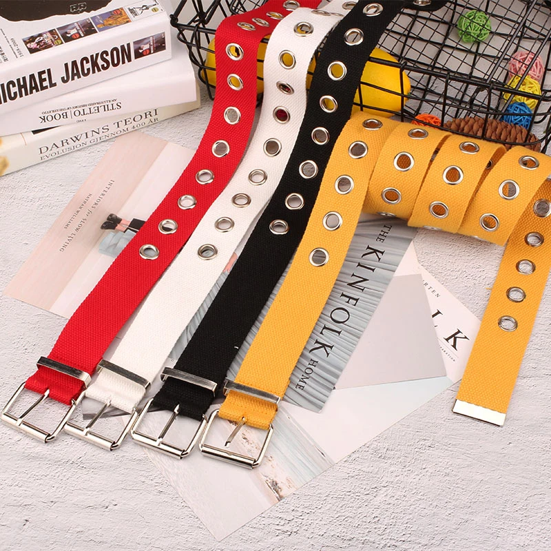All-Match punk belt mens Adjustable Unisex Canvas Belts for women man metal eyelet aesthetic long waistband students ceinture
All-Match punk belt mens Adjustable Unisex Canvas Belts for women man metal eyelet aesthetic long waistband students ceinture