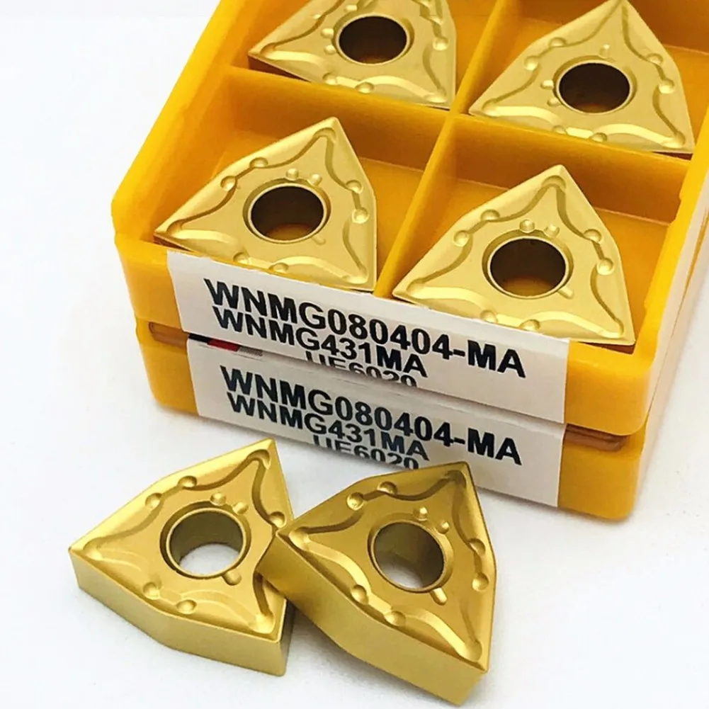 Набор карбидная вставка станки Токарные WNMG080404-MA/WNMG080408-MA UE6020 10 шт.
Набор карбидная вставка станки Токарные WNMG080404-MA/WNMG080408-MA UE6020 10 шт.