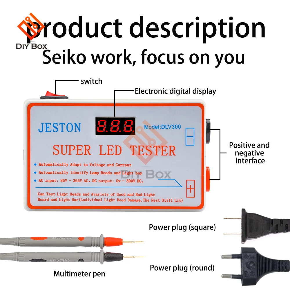 0-330V Output TV LED Tester TV Backlight Tester Meter Repair Tool Lamp Beads Strip Multipurpose LED Strips Beads Test Tools
0-330V Output TV LED Tester TV Backlight Tester Meter Repair Tool Lamp Beads Strip Multipurpose LED Strips Beads Test Tools