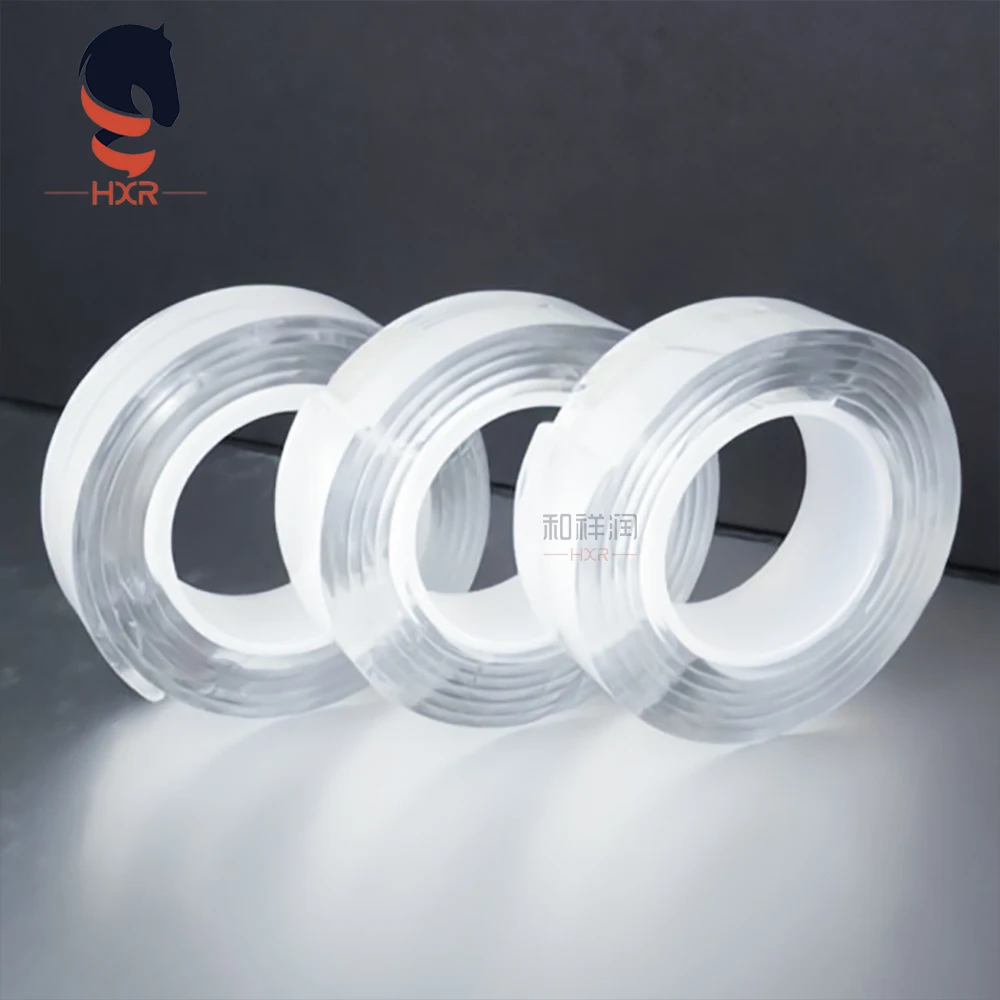 Nano Tape Double Sided Gel Grip Tape Multifunction Transparent Adhesive Tapes Washable Reusable Strong Silicone Tape
Nano Tape Double Sided Gel Grip Tape Multifunction Transparent Adhesive Tapes Washable Reusable Strong Silicone Tape