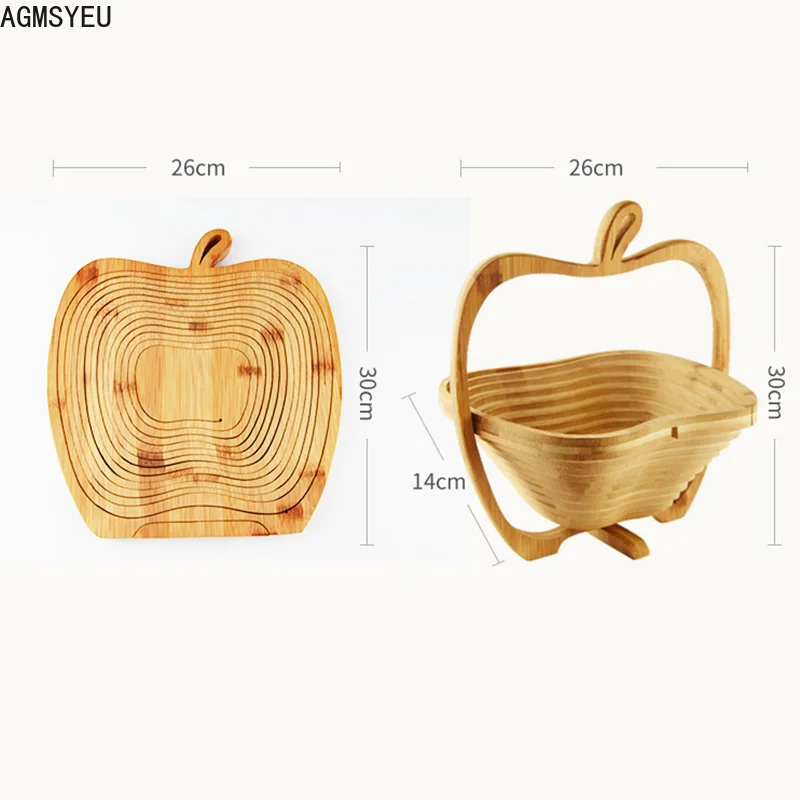 AGMSYEU Creative Bamboo Foldable Fruit Plate Thicken Home B&B Hotel Decoration Apple Dried Fruit Snacks Nan Bamboo Plate
AGMSYEU Creative Bamboo Foldable Fruit Plate Thicken Home B&B Hotel Decoration Apple Dried Fruit Snacks Nan Bamboo Plate