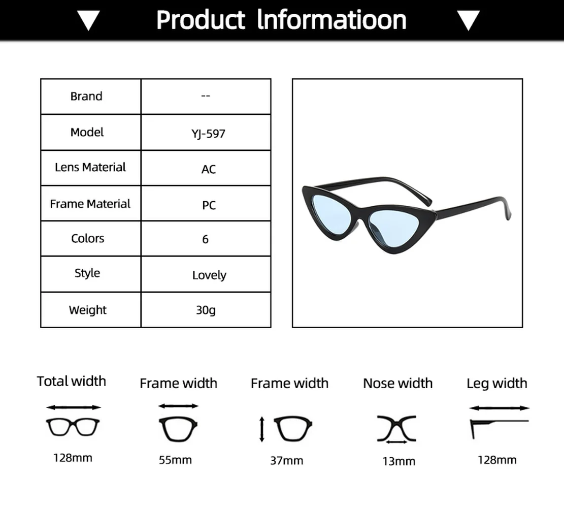 New Small Frame Cat Eye Children Sunglasses Boys Grils Baby Cateye Plastic Frame Kids Sun Glasses Child Goggle Cute Unique UV400
New Small Frame Cat Eye Children Sunglasses Boys Grils Baby Cateye Plastic Frame Kids Sun Glasses Child Goggle Cute Unique UV400