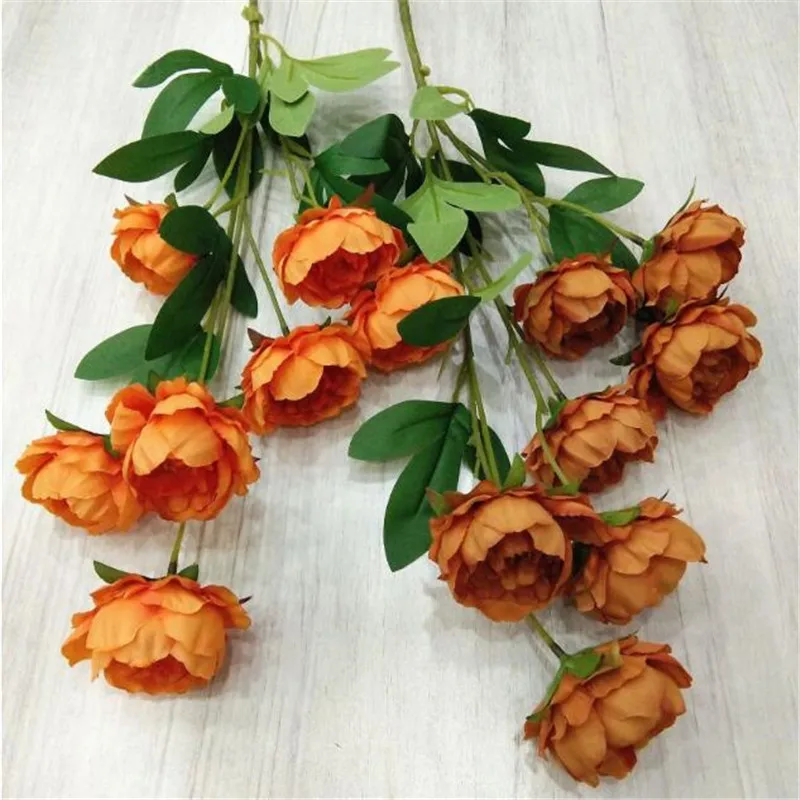 10p Silk Peony Flower Branches Artificial Peony Stems 7 heads/piece Spring/Autumn Series 15 colors for Wedding Party Decoration
10p Silk Peony Flower Branches Artificial Peony Stems 7 heads/piece Spring/Autumn Series 15 colors for Wedding Party Decoration